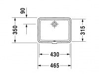 LAVABO BAJO ENCIMERA VERO DURAVIT